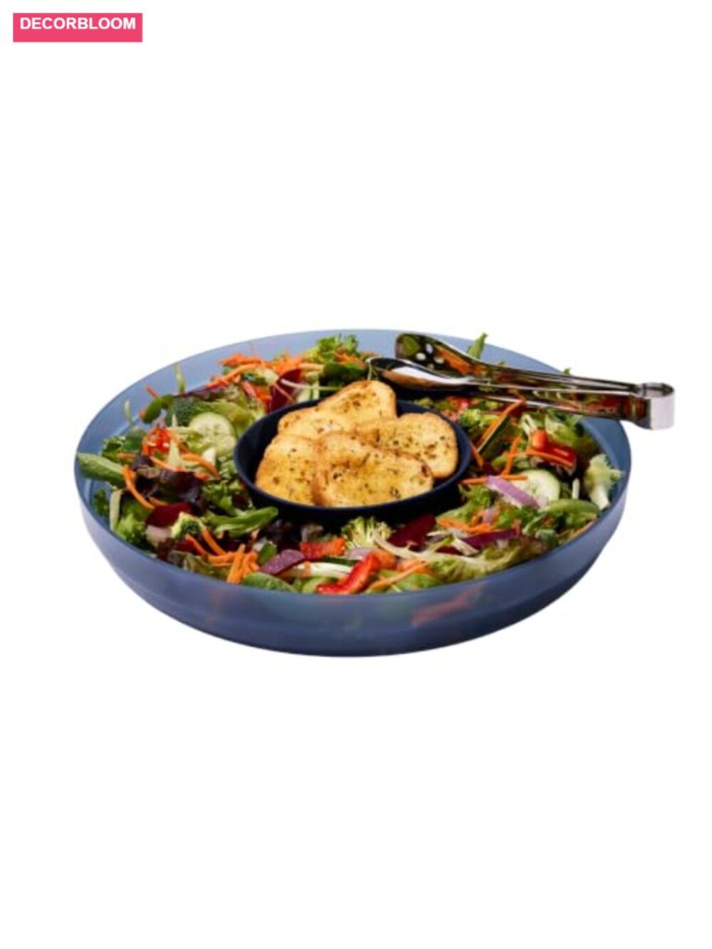 2-Piece Chip and Dip Serving Set BPA-Free Plastic Dishwasher Safe